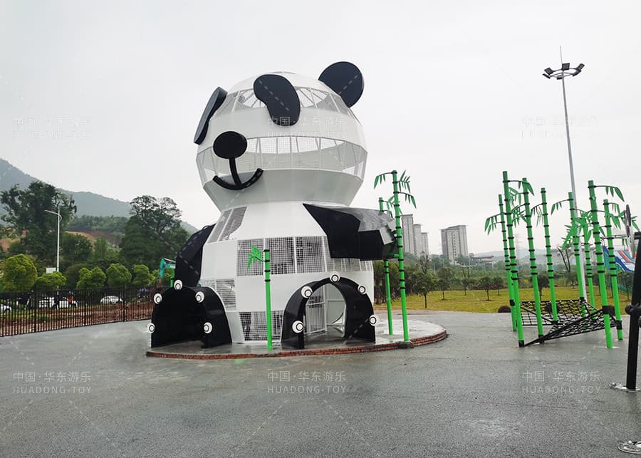 大熊猫主题乐园 HD-QXM024儿童滑梯、滑梯组合