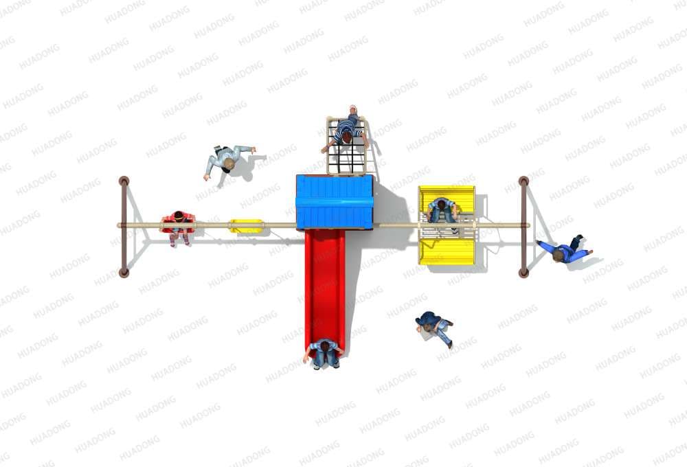 花园游乐 HD-LHY002-儿童滑梯、滑梯组合